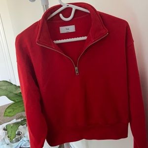 TNA half zip sweater